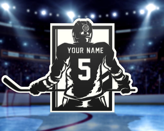 Hockey Jersey stand up - Customizable